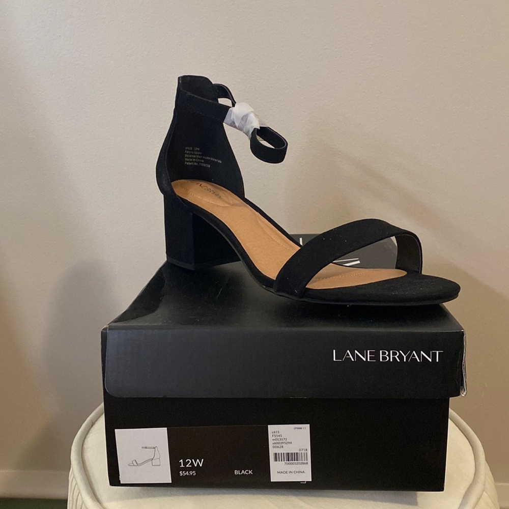 Lane Bryant Black heels